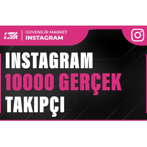  10000 İnstagram Gerçek Takipçi - Garantili